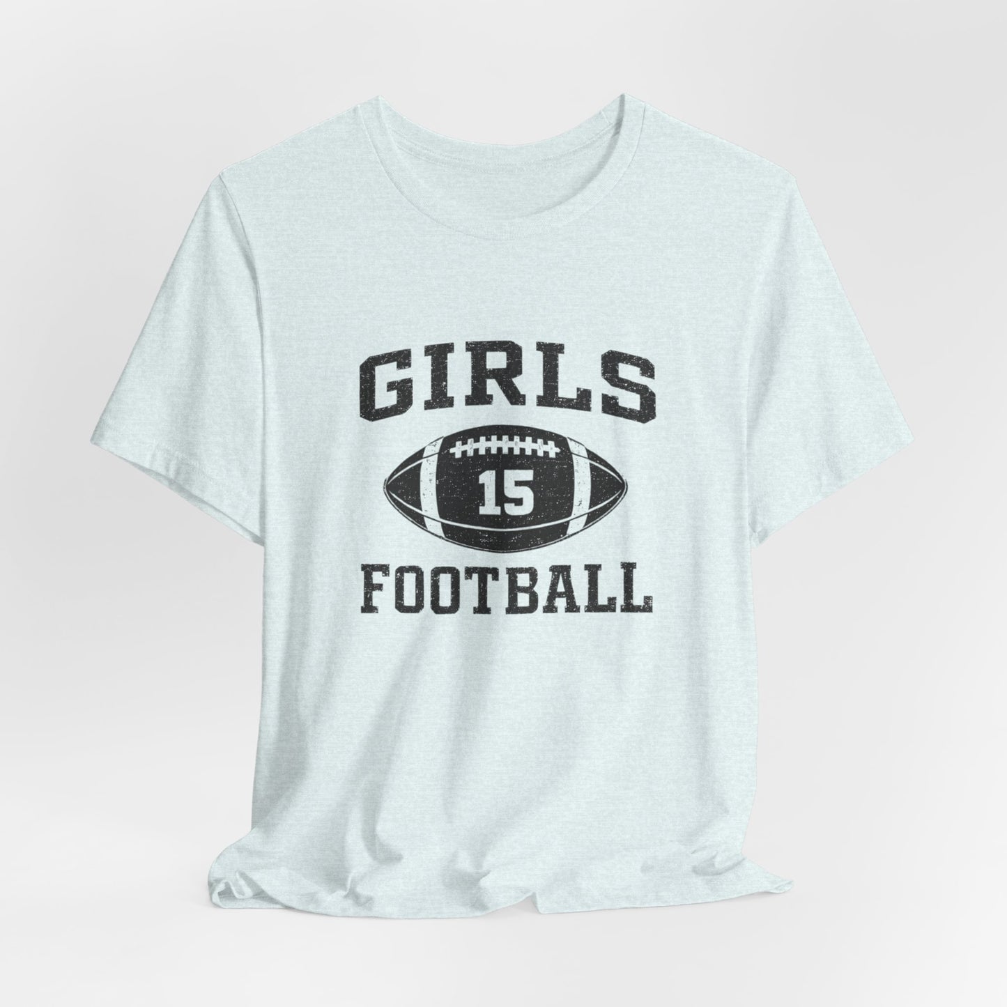 Girls Football Tee — 'Girls 15' Vintage Football Jersey Shirt Jennifer Aniston Friends