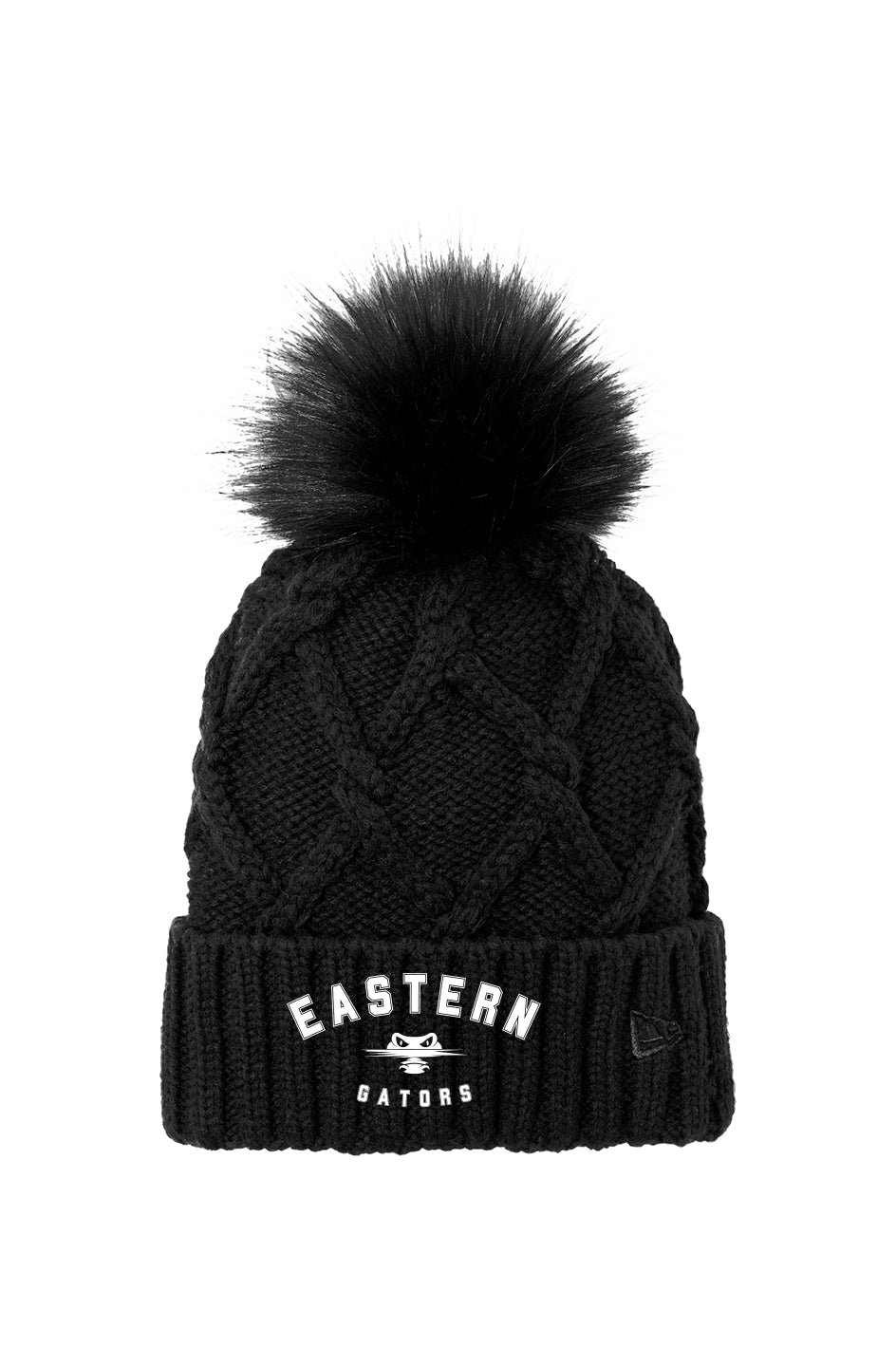 EMS New Era Faux Fur Pom Beanie
