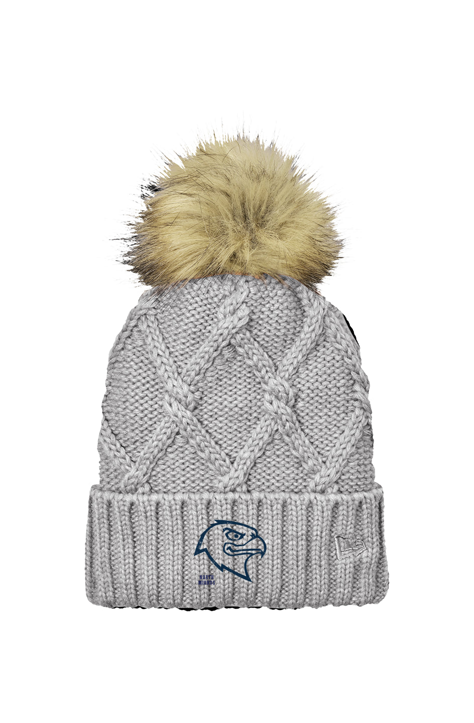 NMS Faux Fur Pom Beanie