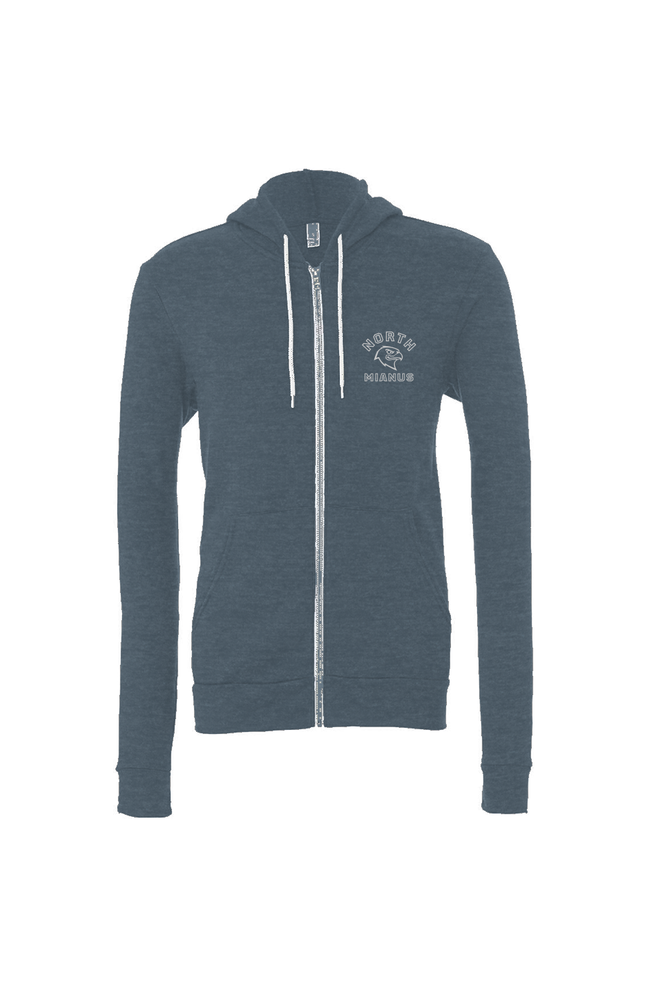 NMS ADULT ZIP Sponge Fleece Full-Zip Hoodie