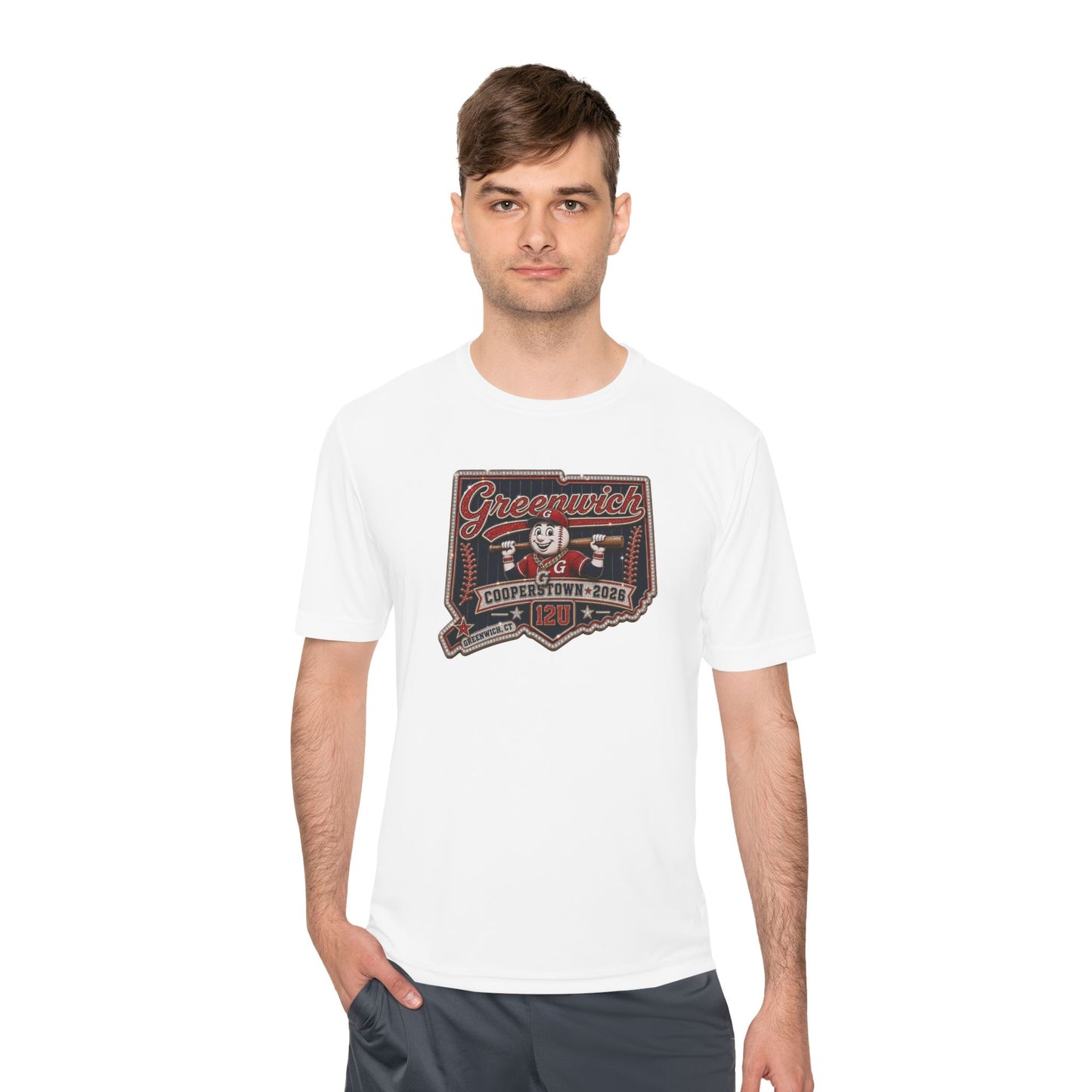 Greenwich Cooperstown Original Pin Performance ADULT Competitor Tee