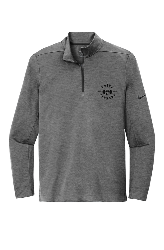 Pride Fitness Gray Dry 1/2 Zip Cover Up