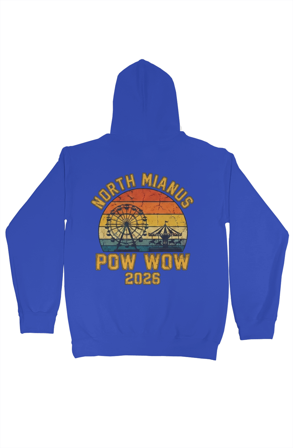 Pow Wow gildan pullover hoody