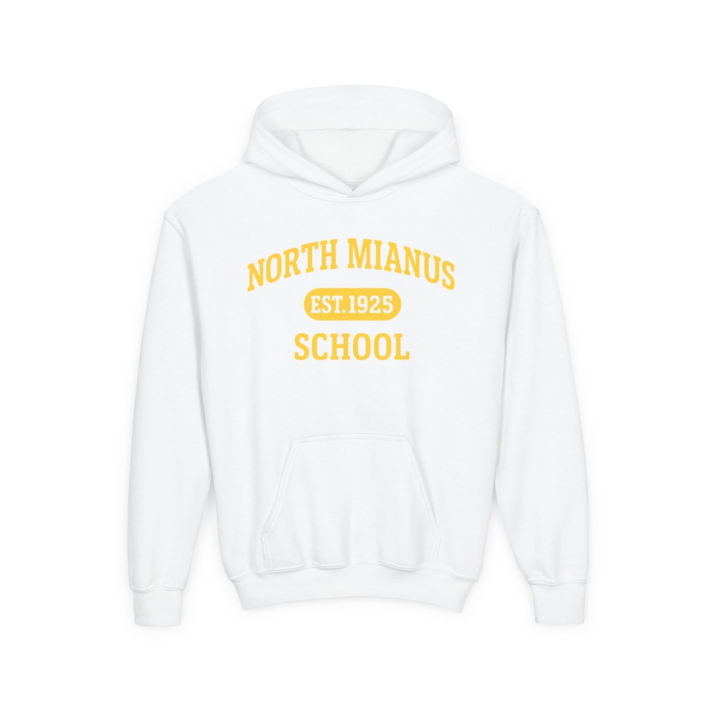 North Mianus School Youth Hoodie — Est. 1925 Retro Campus Sweatshirt