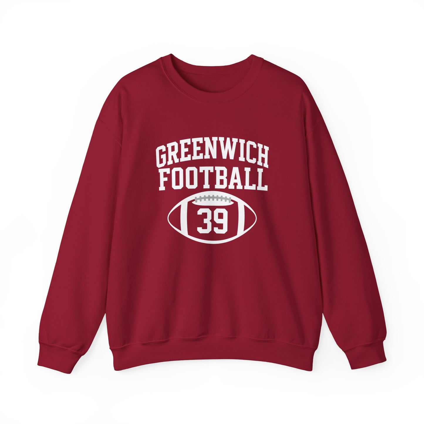 Greenwich Cozy Adult Collegiate Sweatshirt, Unisex Crewneck