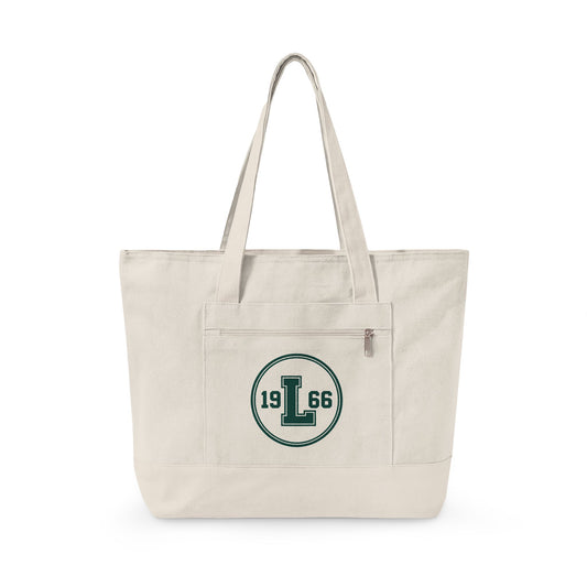 Leffell Zippered Canvas Tote