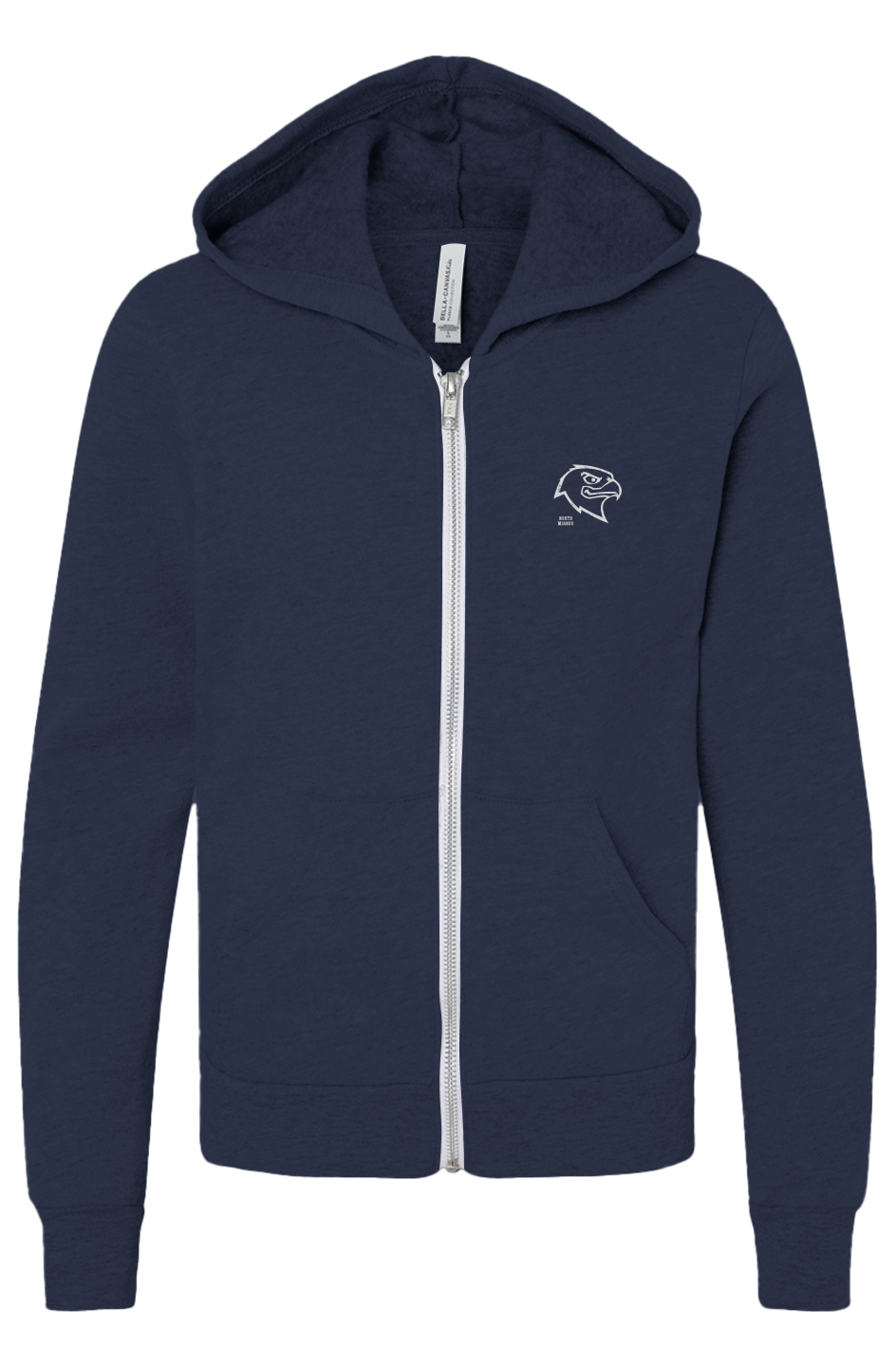 NMS Embroidered Youth Sponge Fleece Full Zip Hoodie