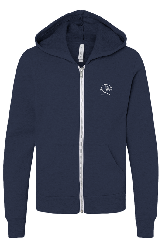 NMS Embroidered Youth Sponge Fleece Full Zip Hoodie