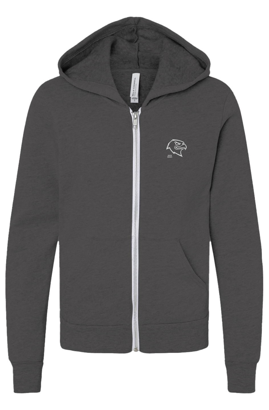 NMS Embroidered Youth Sponge Fleece Full Zip Hoodie