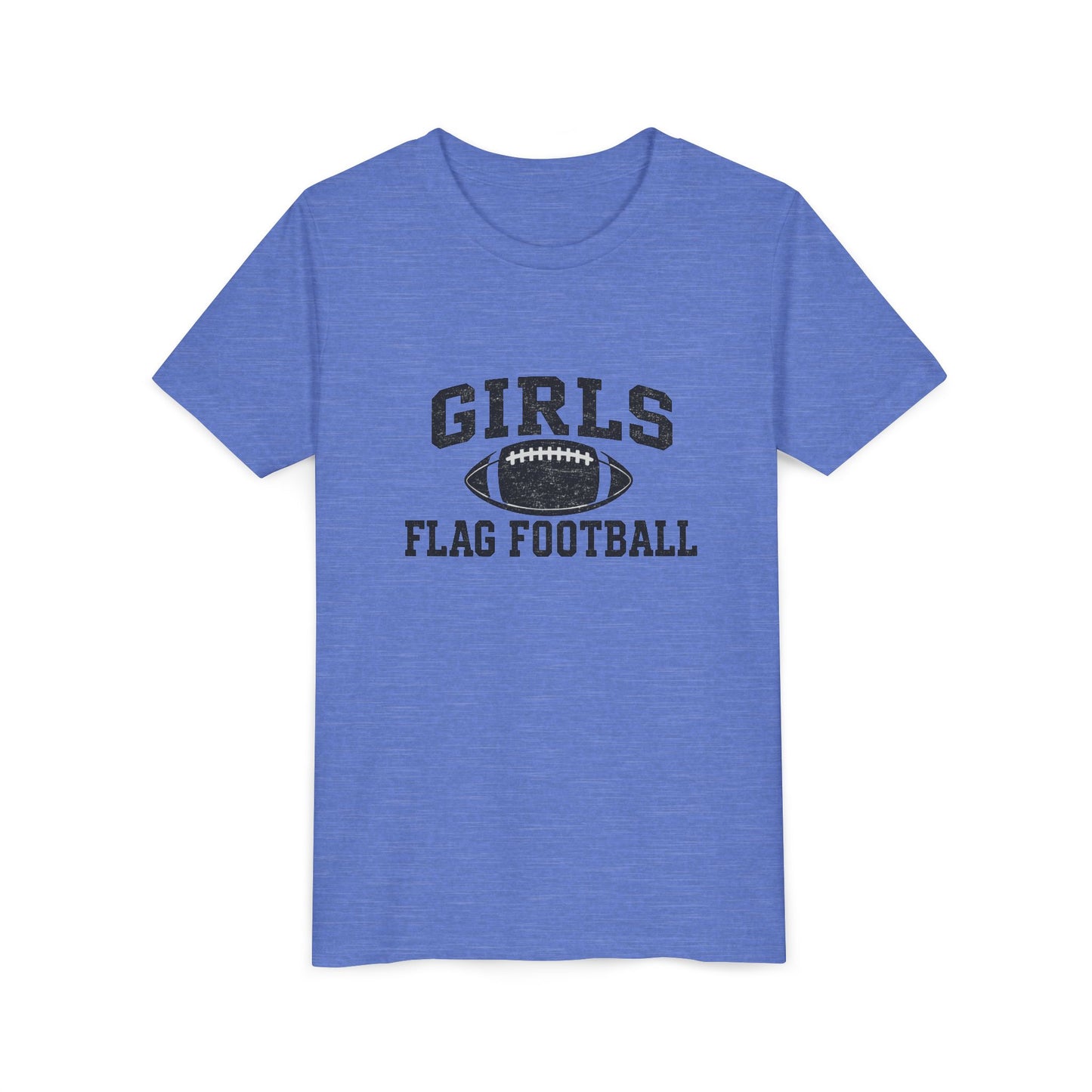 Girls Flag Football YOUTH T-Shirts Vintage Look