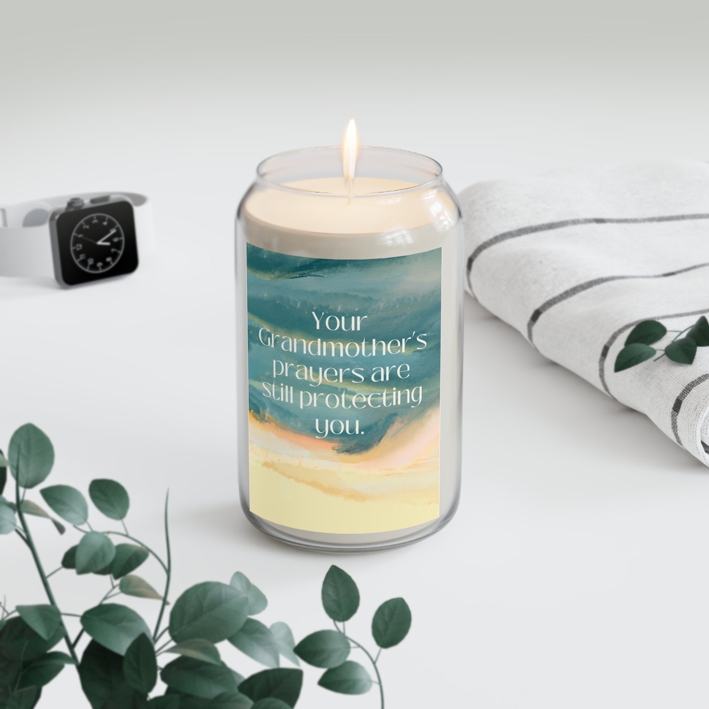Your Grandmother's prayers are still protecting you, Sympathy Gift,  Gift for Grandchild, Comfort gift gift, Scented Candle, 13.75oz