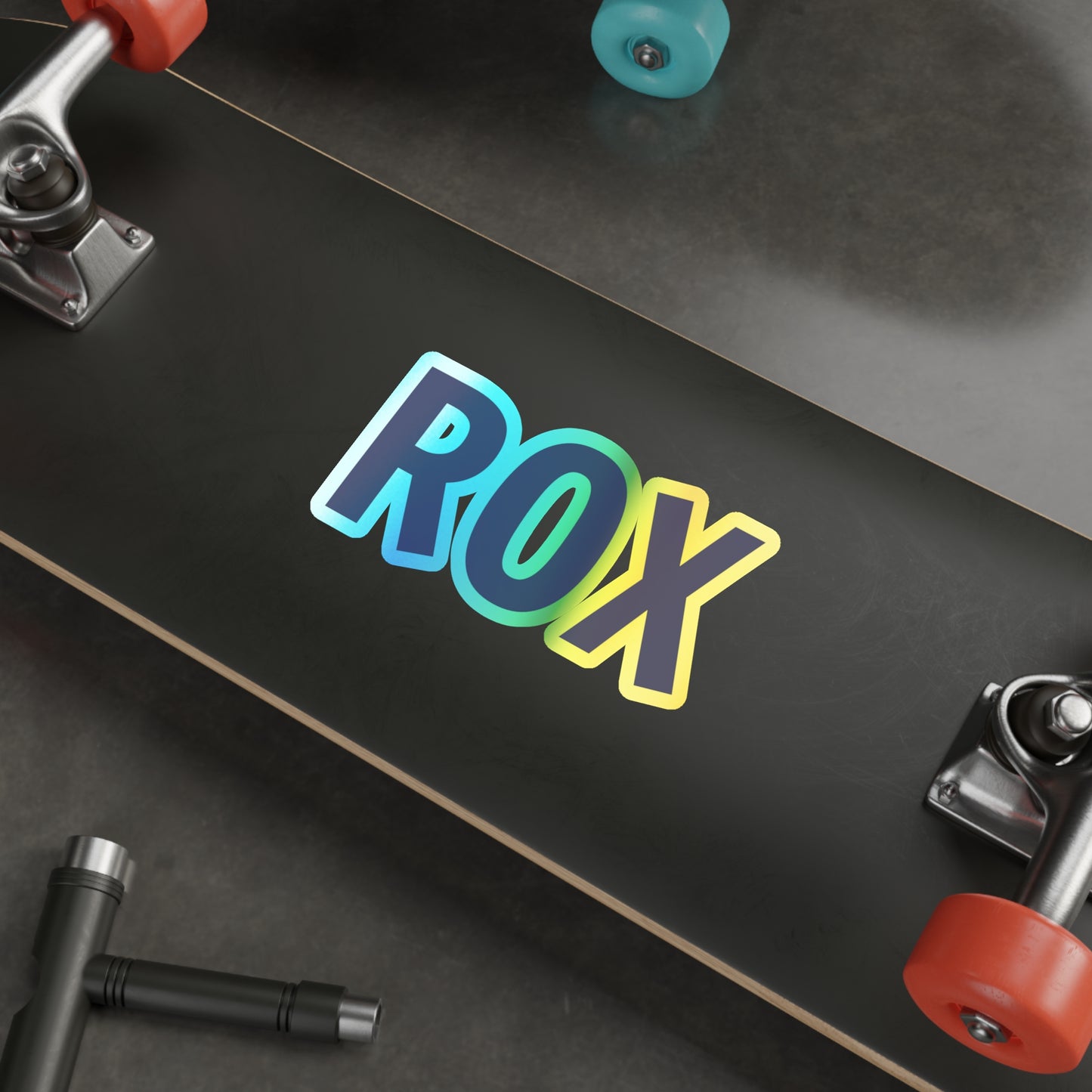 ROX Holographic Die-Cut Stickers