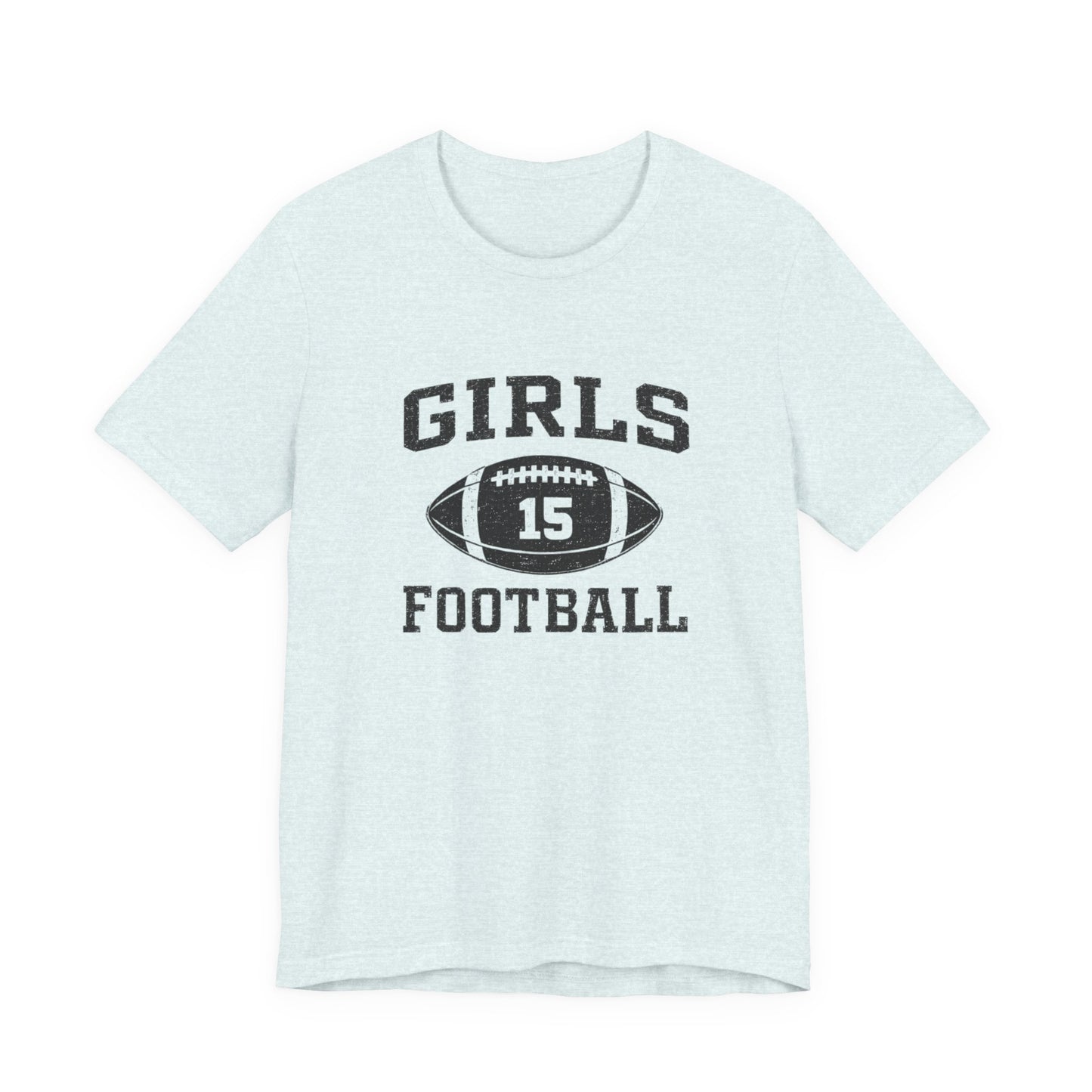 Girls Football Tee — 'Girls 15' Vintage Football Jersey Shirt Jennifer Aniston Friends