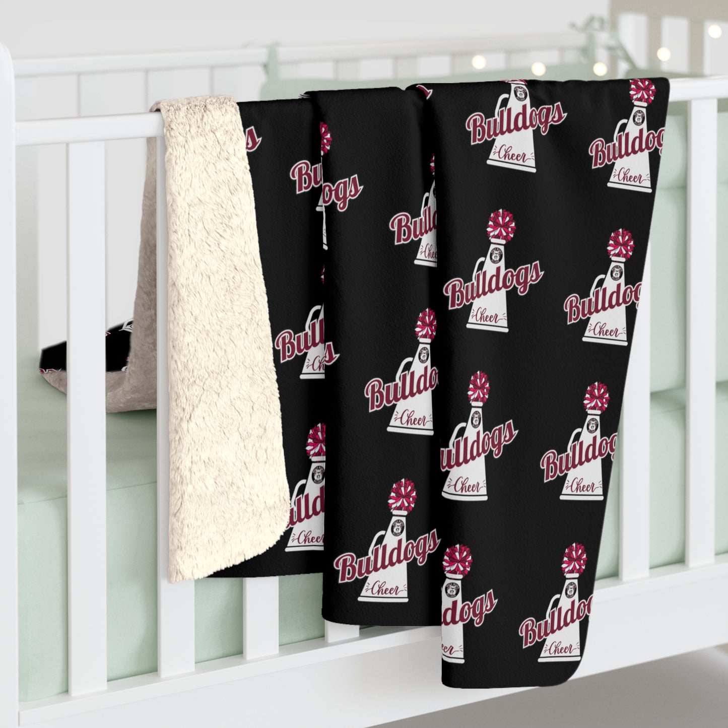 Bulldogs Sherpa Fleece Blanket