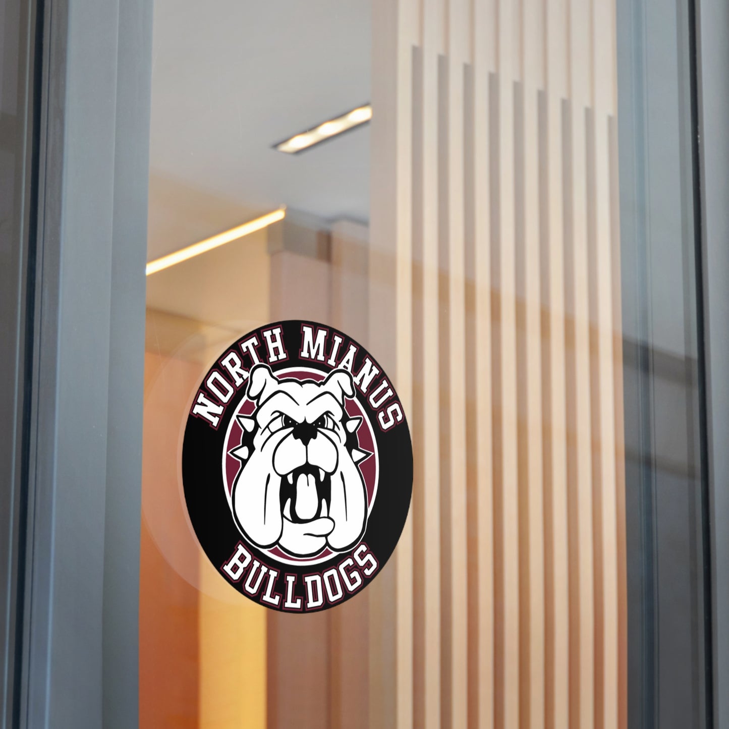 Bulldogs Circle Sticker Various Sizes
