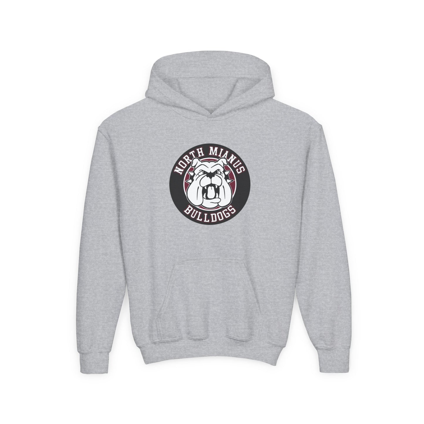 North Mianus Bulldogs Cheer Youth Heavy Blend Hooded Sweatshirt