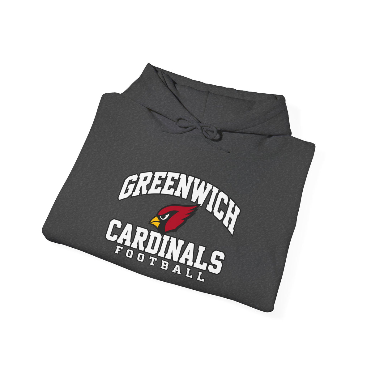Greenwich Cardinals Football Adult Hoodie