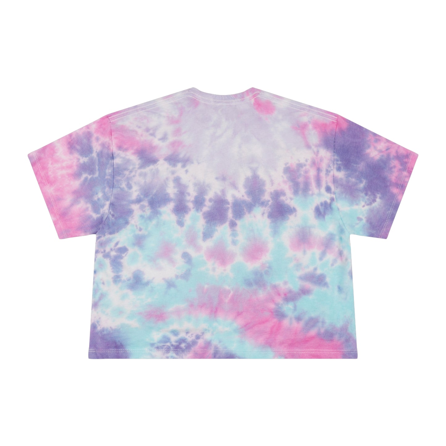 North Mianus Pow Wow ADULT Tie-Dye Crop Tee available in size XS for kids