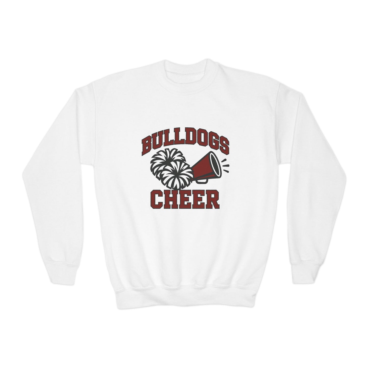 Bulldogs Cheer Youth Crewneck Sweatshirt