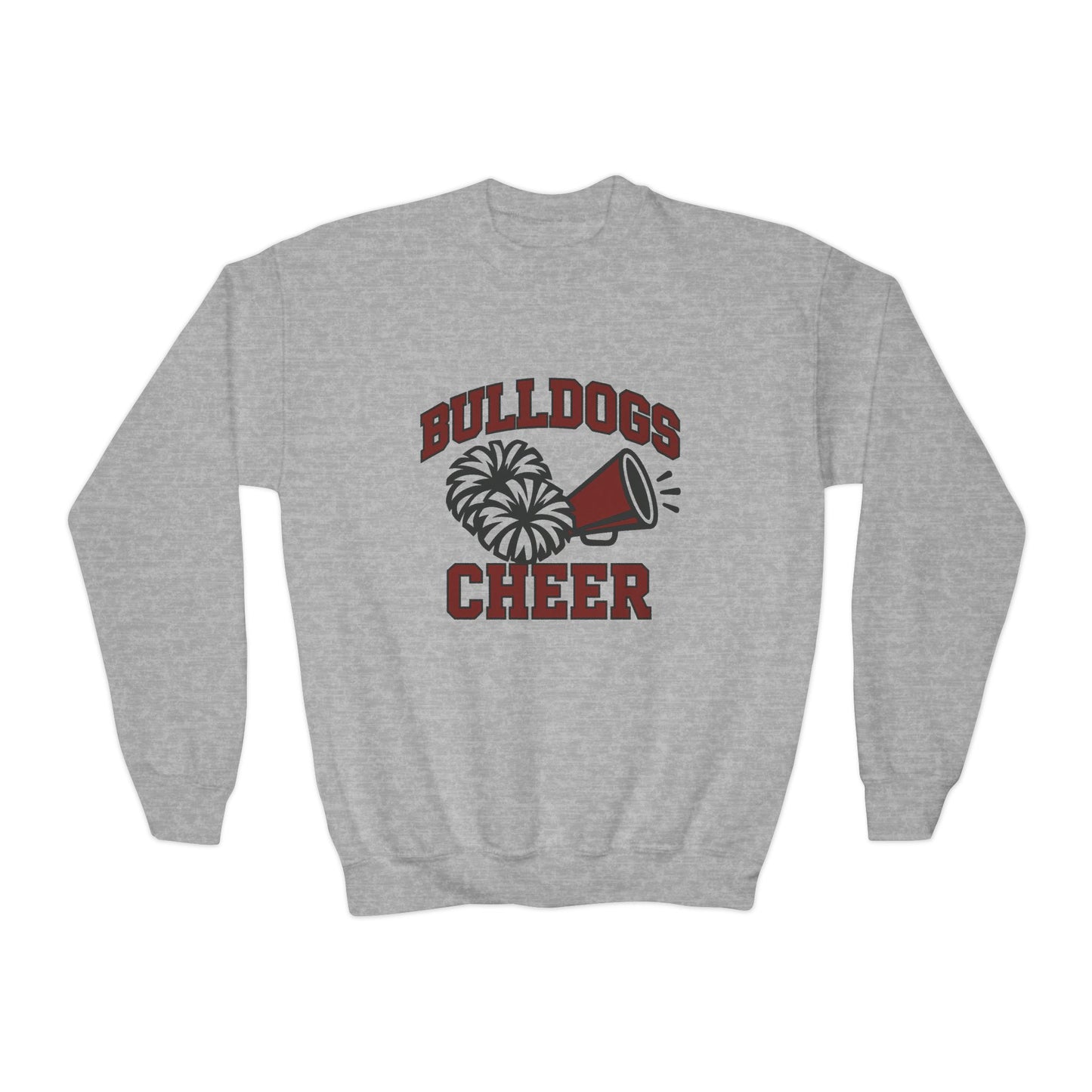 Bulldogs Cheer Youth Crewneck Sweatshirt