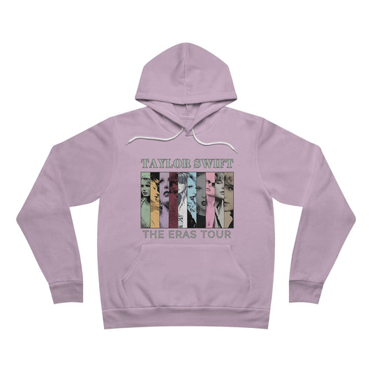 Taylor Swift Eras Tour Adult Unisex Sponge Fleece Pullover Hoodie Bella and Canvas