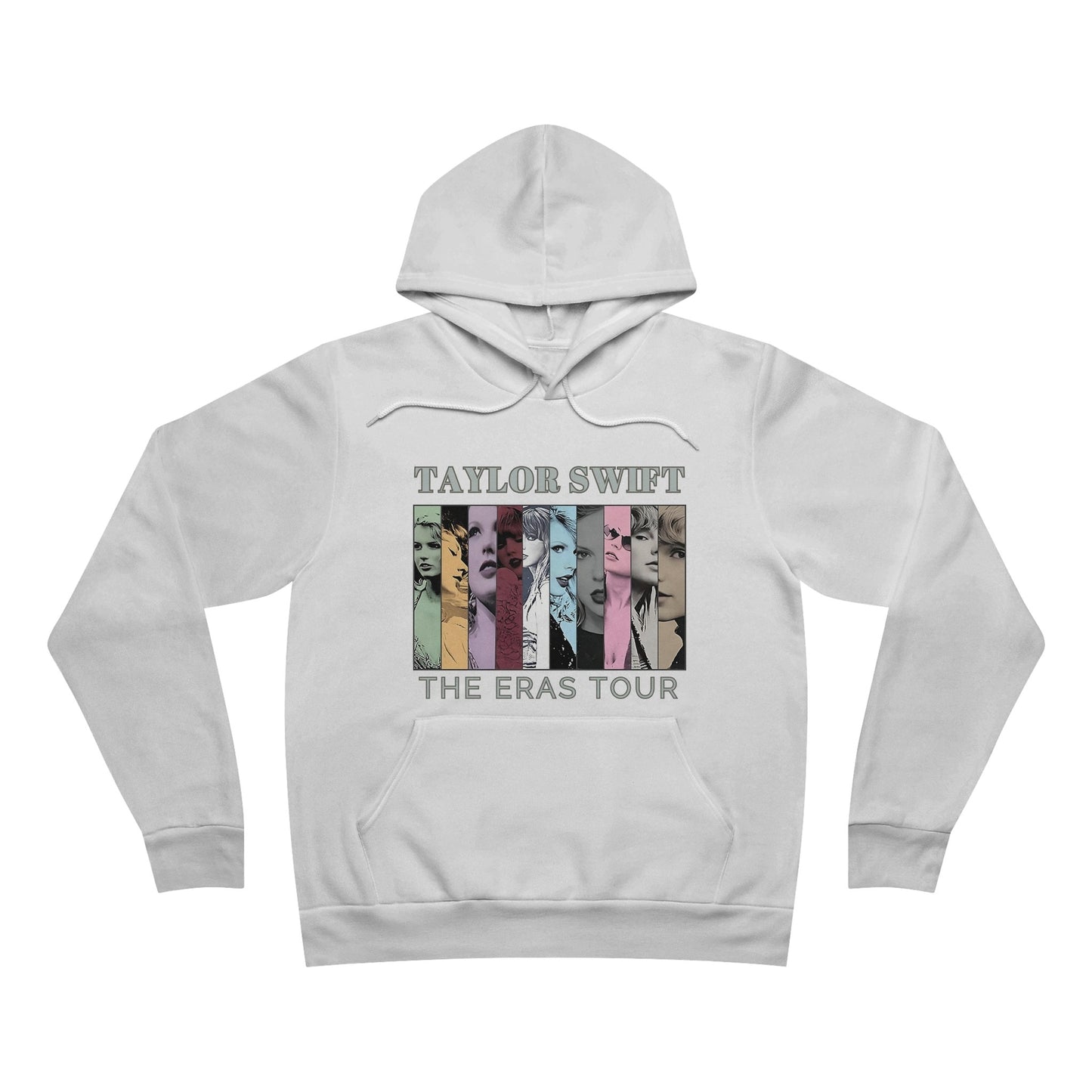 Taylor Swift Eras Tour Adult Unisex Sponge Fleece Pullover Hoodie Bella and Canvas