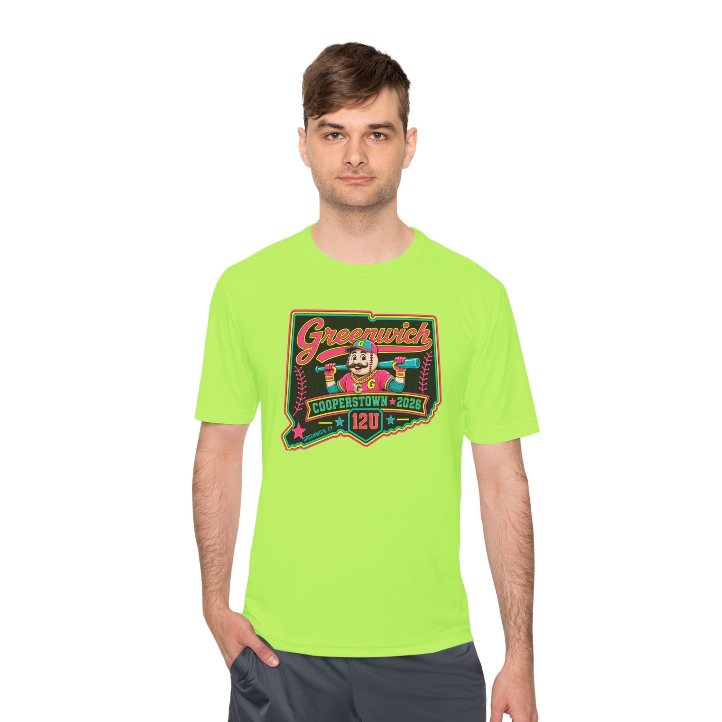 Greenwich Cooperstown Drippy Performance ADULT SIZE Moisture-Wicking Shirt