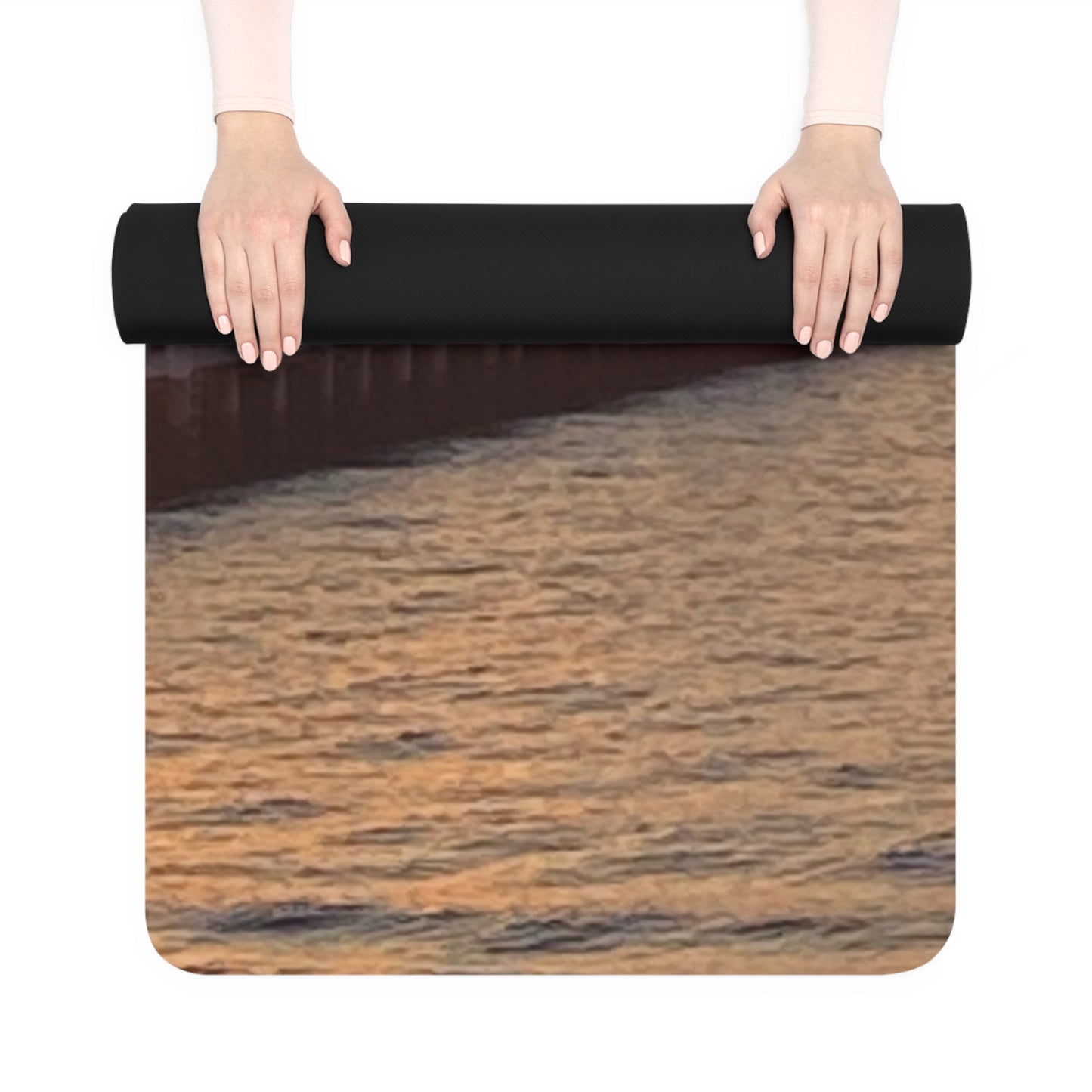 Sunset Rubber Yoga Mat