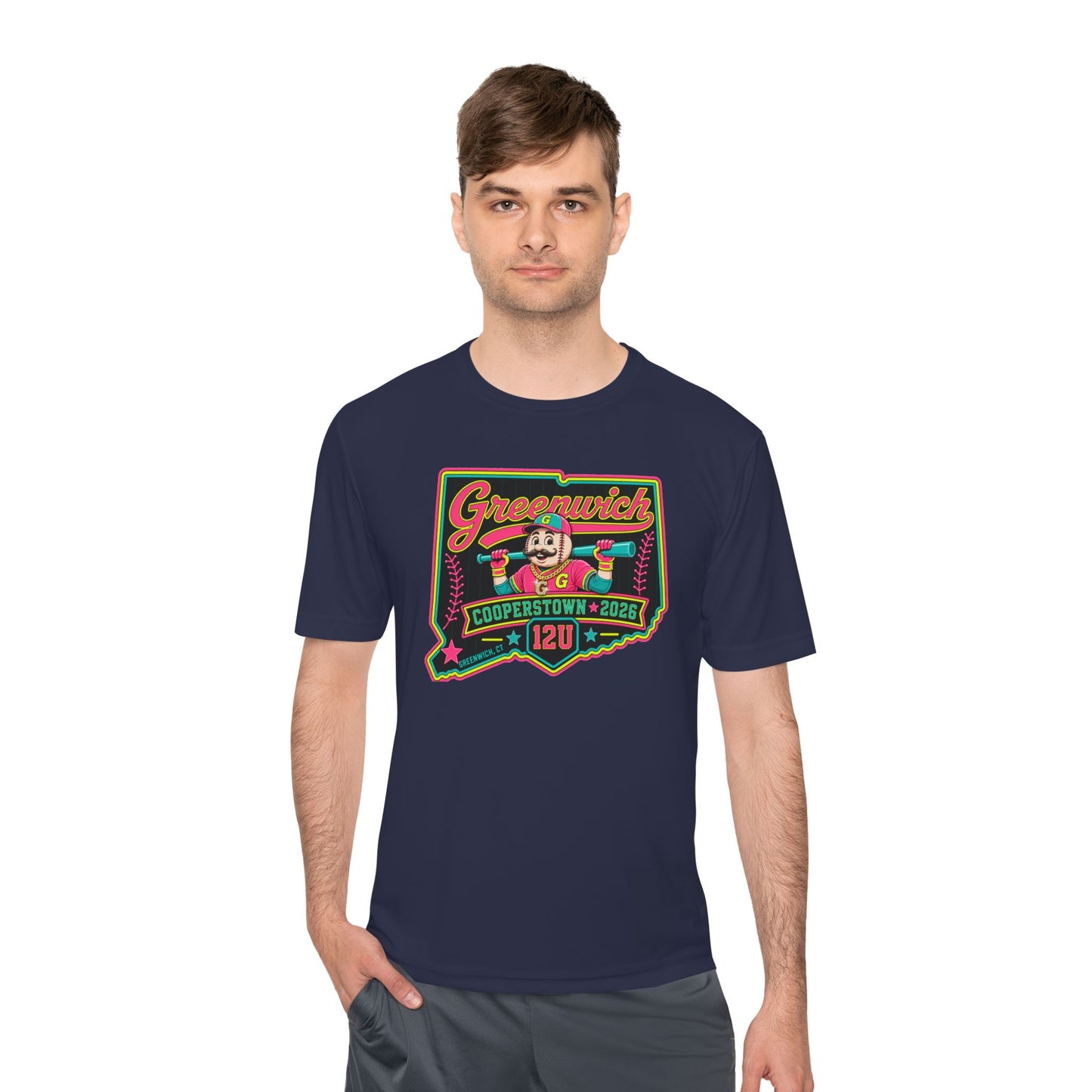 Greenwich Cooperstown Drippy Performance ADULT SIZE Moisture-Wicking Shirt