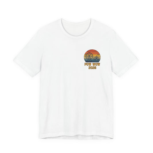 Pow Wow 2026 T-Shirt — North Mianus Vintage Sunset Tee