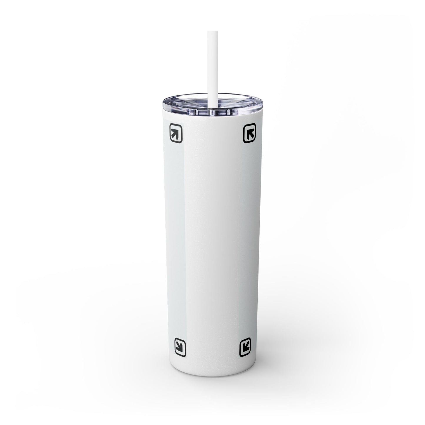 Jamaica 2025 Skinny Tumbler with Straw - 20oz Travel Drinkware