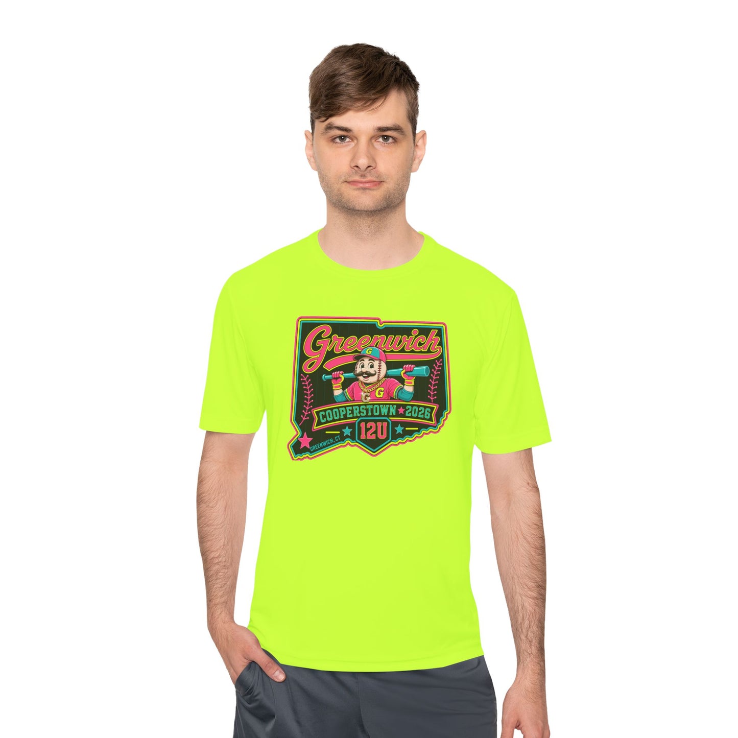 Greenwich Cooperstown Drippy Performance ADULT SIZE Moisture-Wicking Shirt