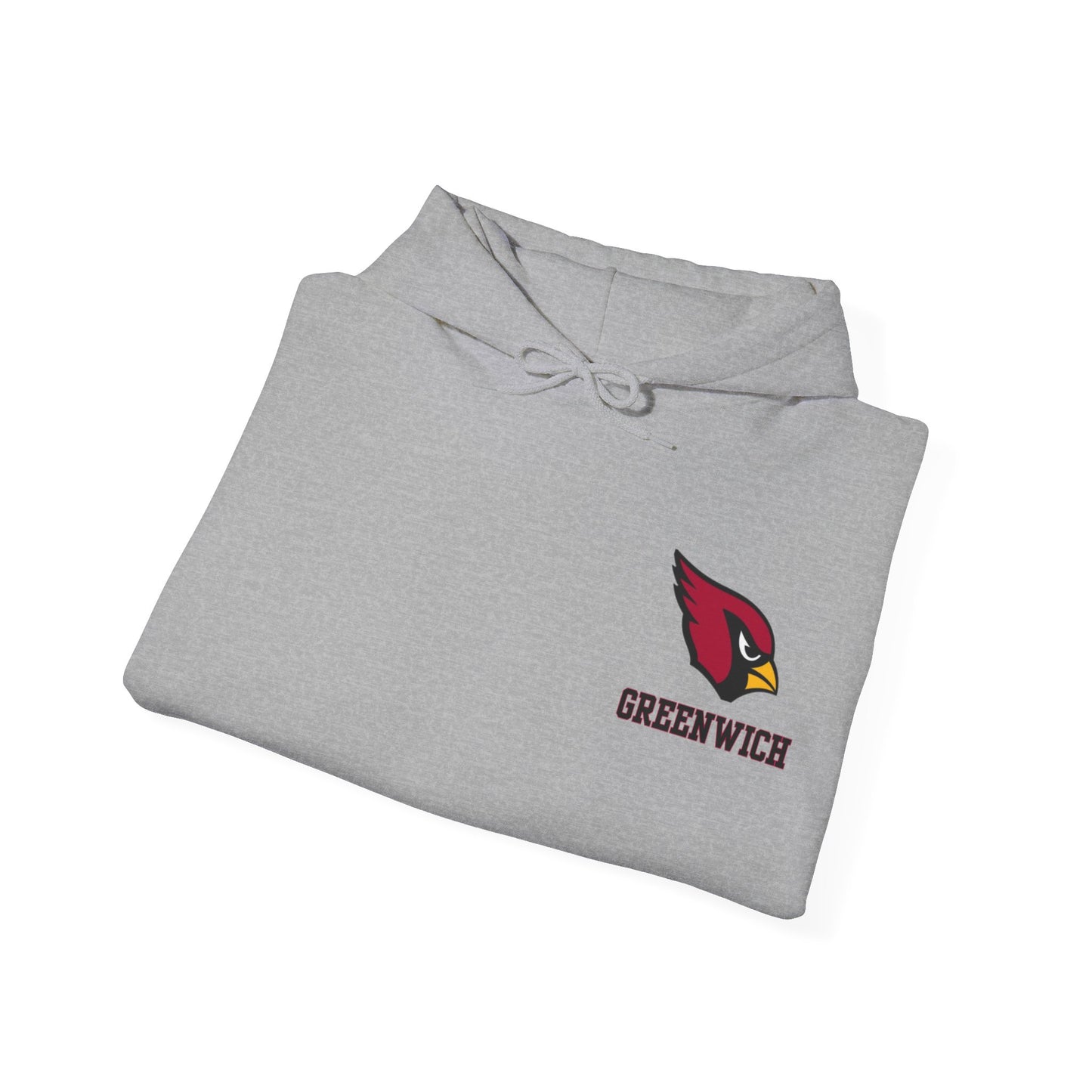Greenwich white hoodie, Gift for Graduate, Gift for GHS Student,  Unisex Heavy Blend™ Hooded Sweatshirt