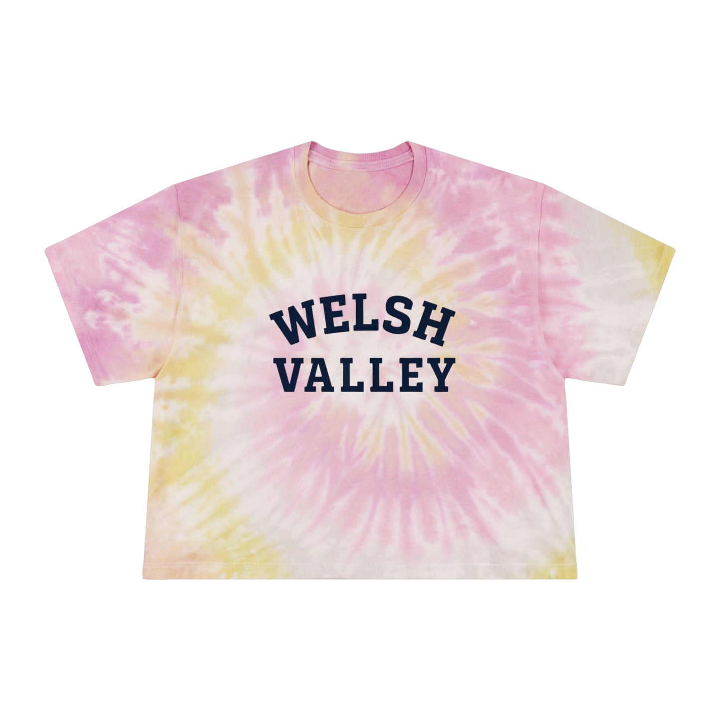 Welsh Valley  Women's Tie-Dye Crop Tee