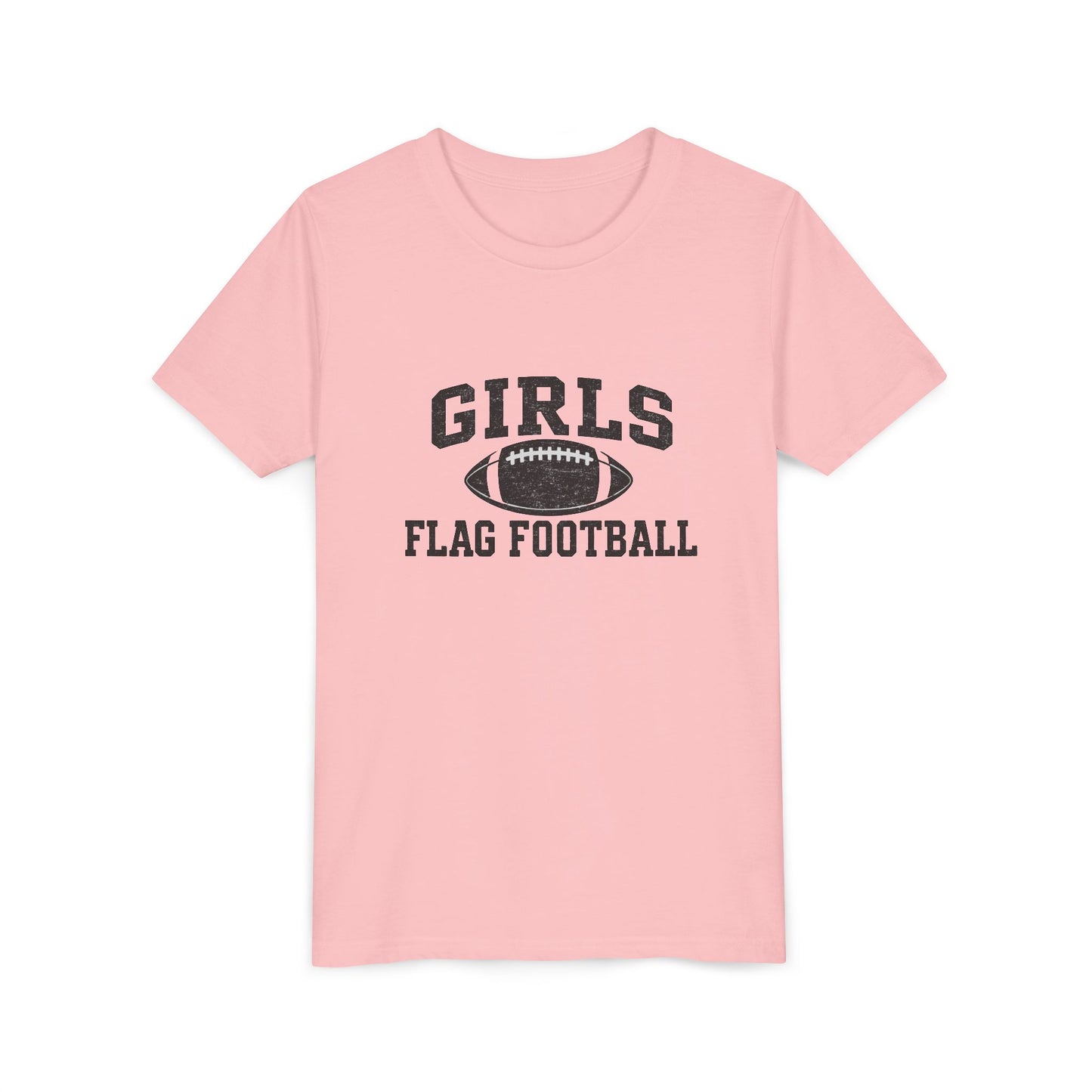 Girls Flag Football YOUTH T-Shirts Vintage Look