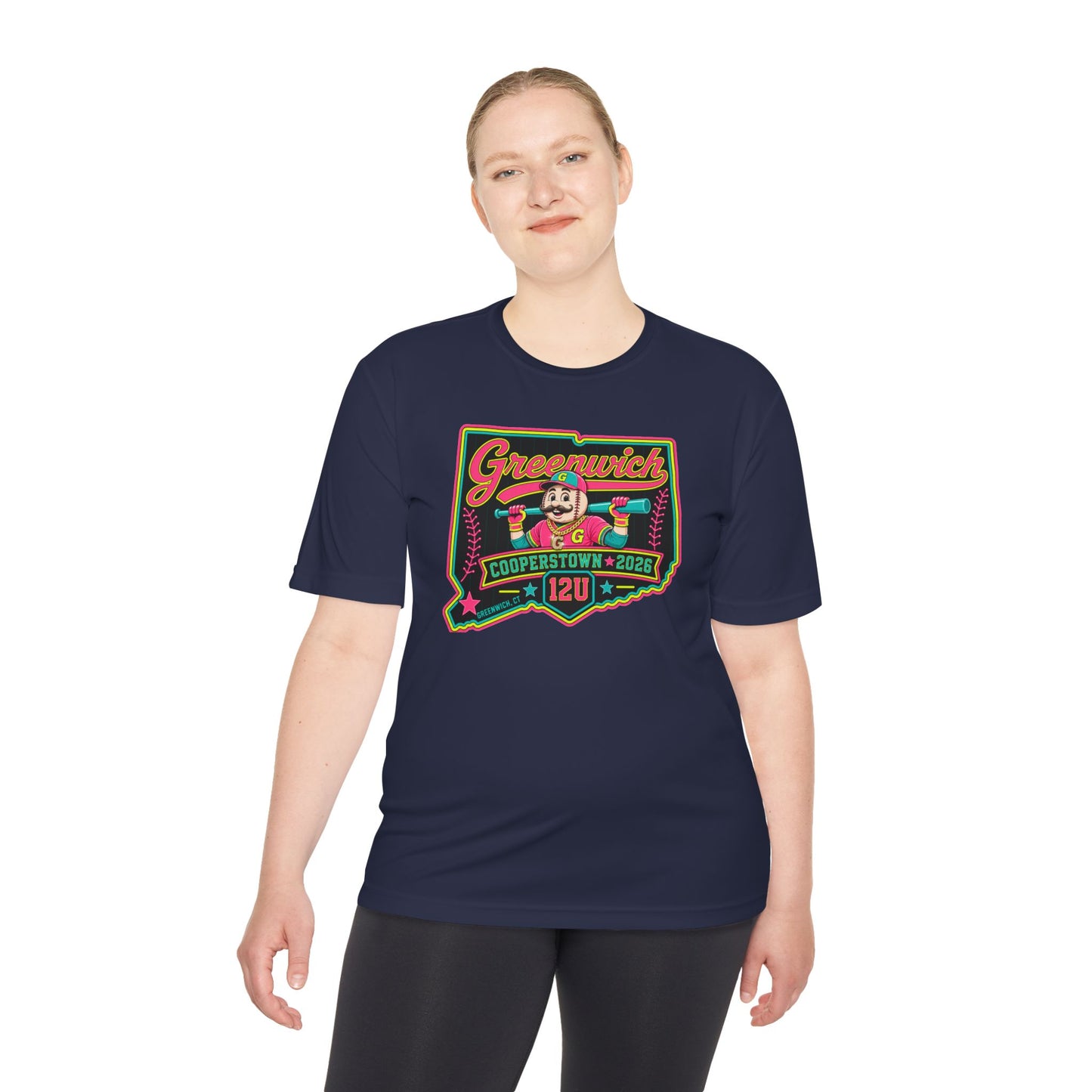 Greenwich Cooperstown Drippy Performance ADULT SIZE Moisture-Wicking Shirt