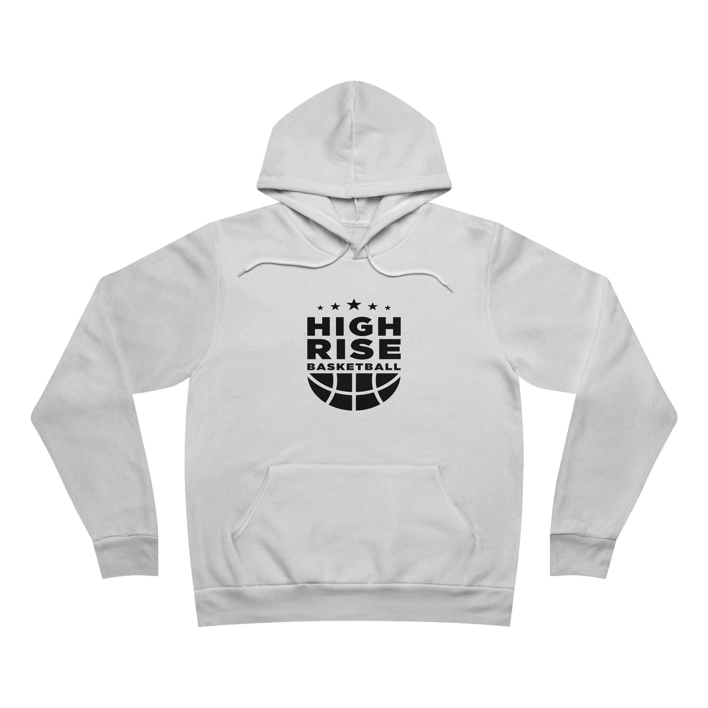 High Rise Basketball Hoodie, Unisex Athletic Pullover, Cozy Sportswear, Basketball Gift, Casual Hoodie