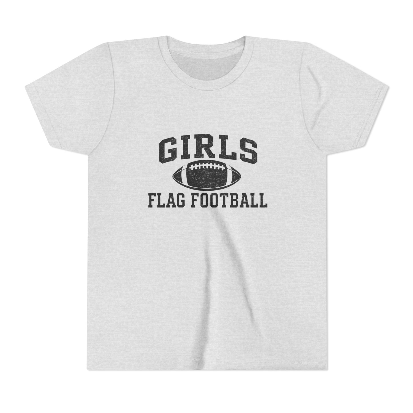 Girls Flag Football YOUTH T-Shirts Vintage Look