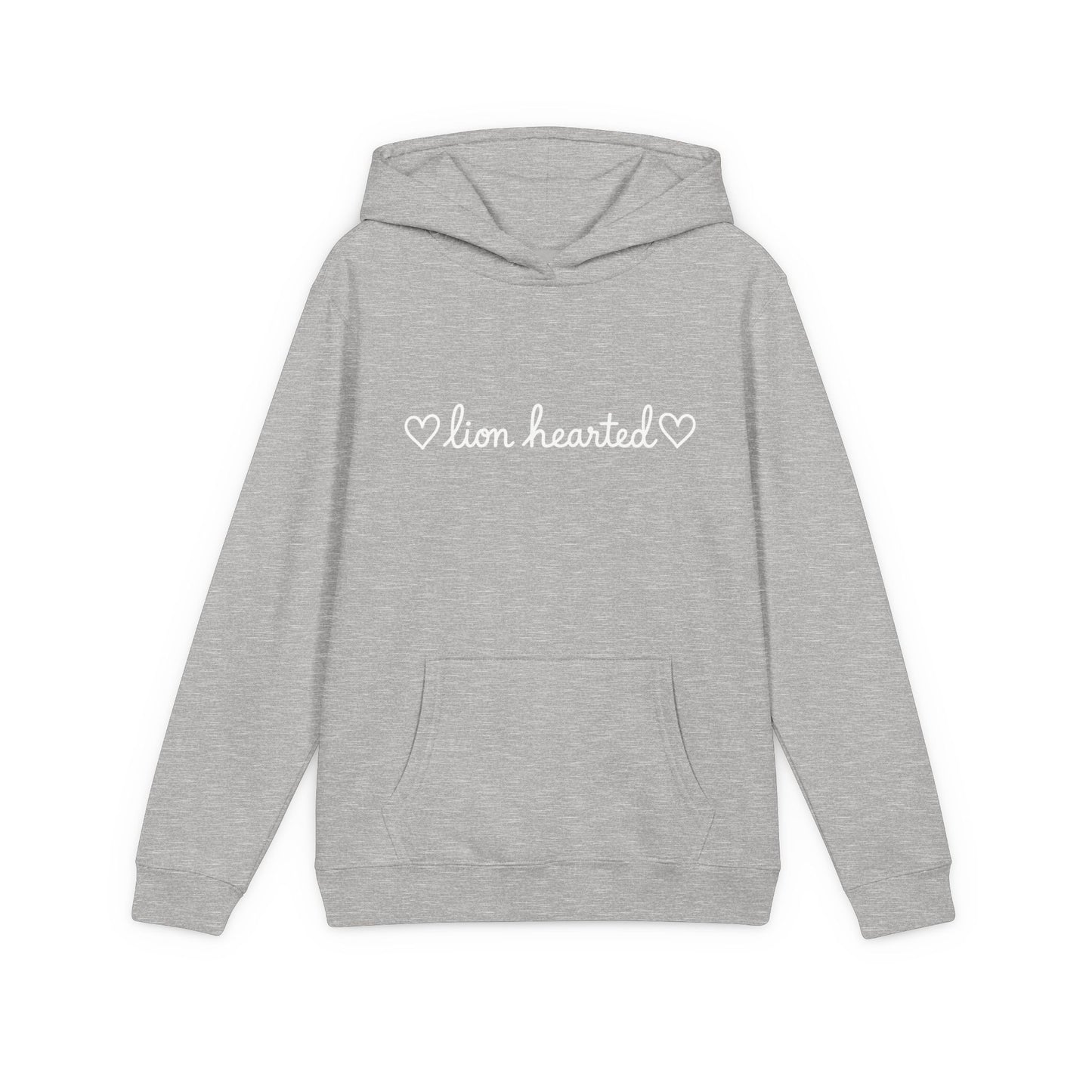 The Leffell School Youth Lion Hearted fleece Hoodie