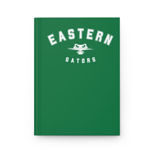 Eastern Gators Hardcover Journal - Matte Green Notebook for Students and Fans