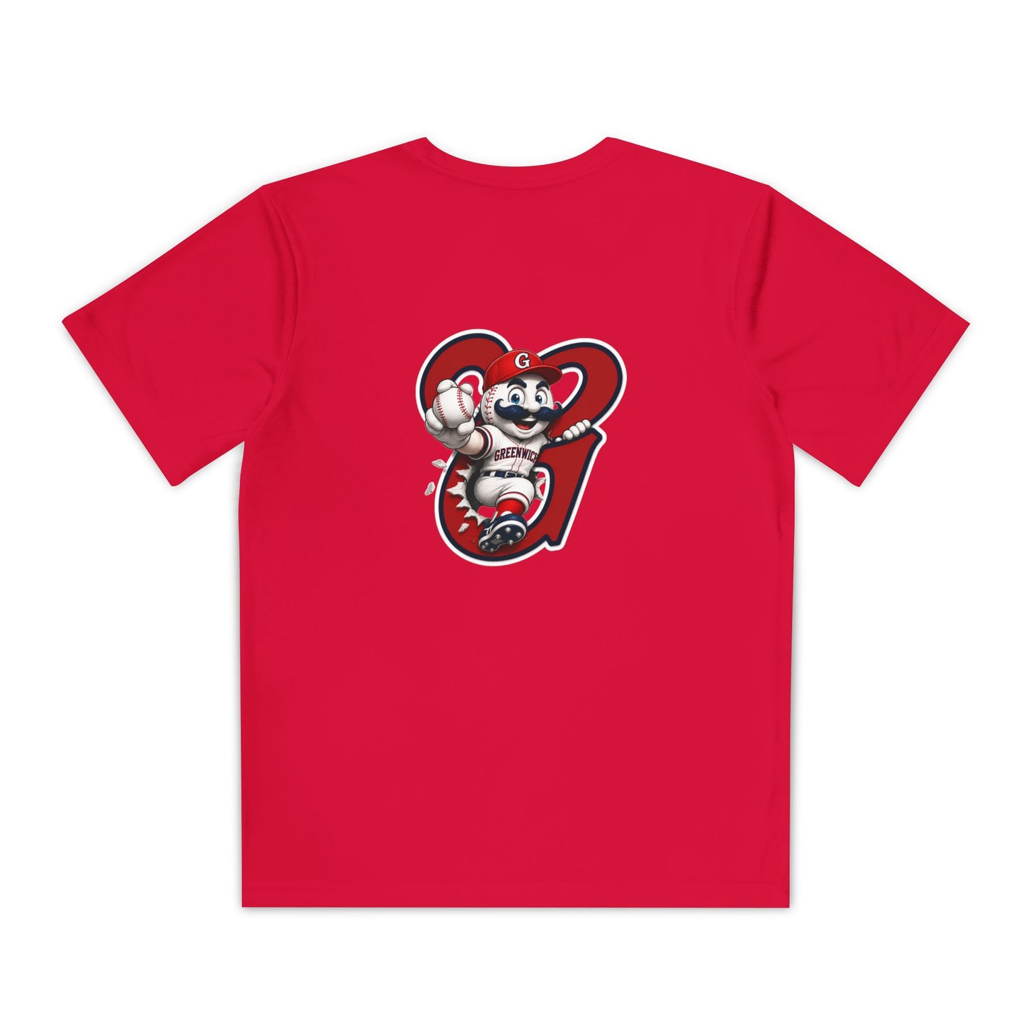 Greenwich Cooperstown Swoosh Original Pin Performance Youth Competitor Tee