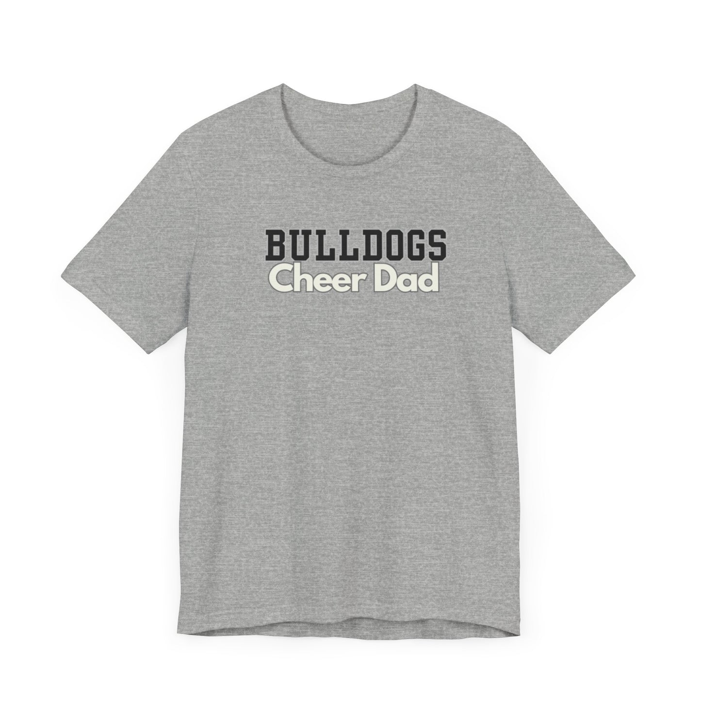 Bulldogs Cheer Unisex Jersey Short Sleeve Tee