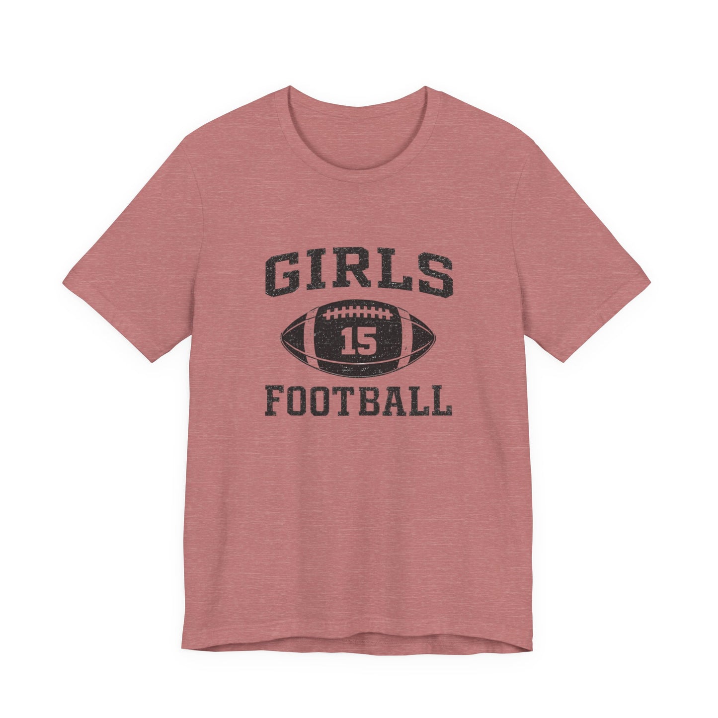 Girls Football Tee — 'Girls 15' Vintage Football Jersey Shirt Jennifer Aniston Friends