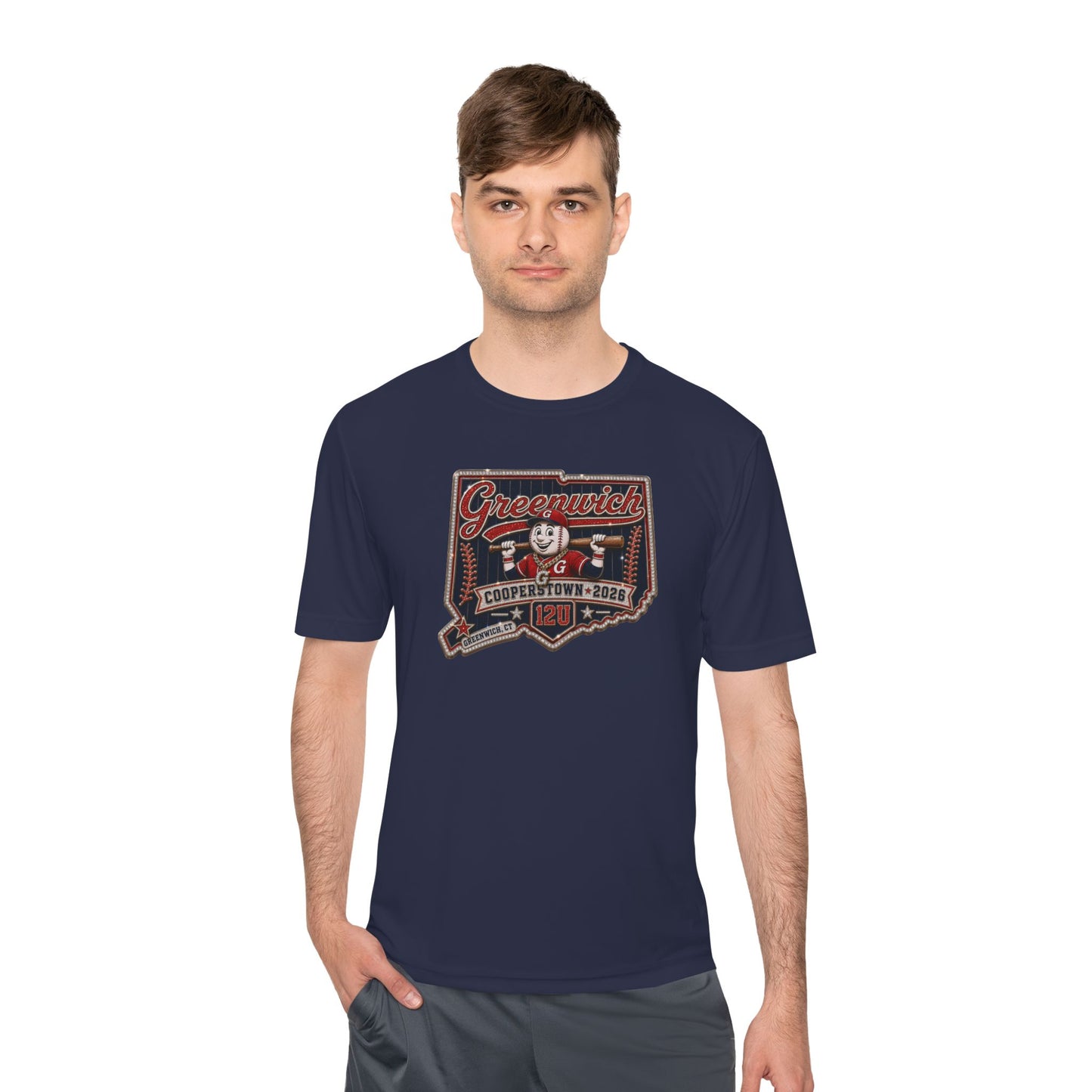 Greenwich Cooperstown Original Pin Performance ADULT Competitor Tee