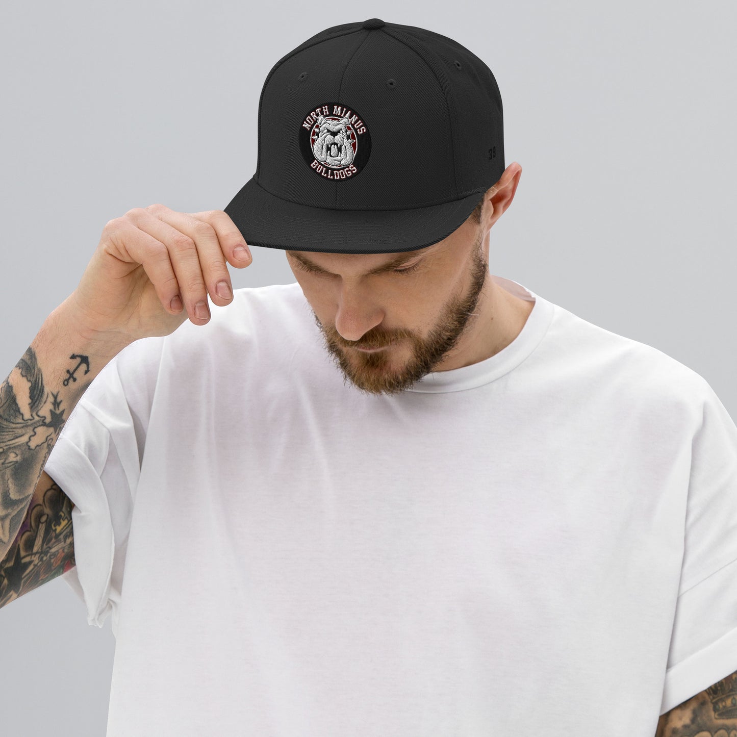 North Mianus Bulldogs Customized Snapback Hat