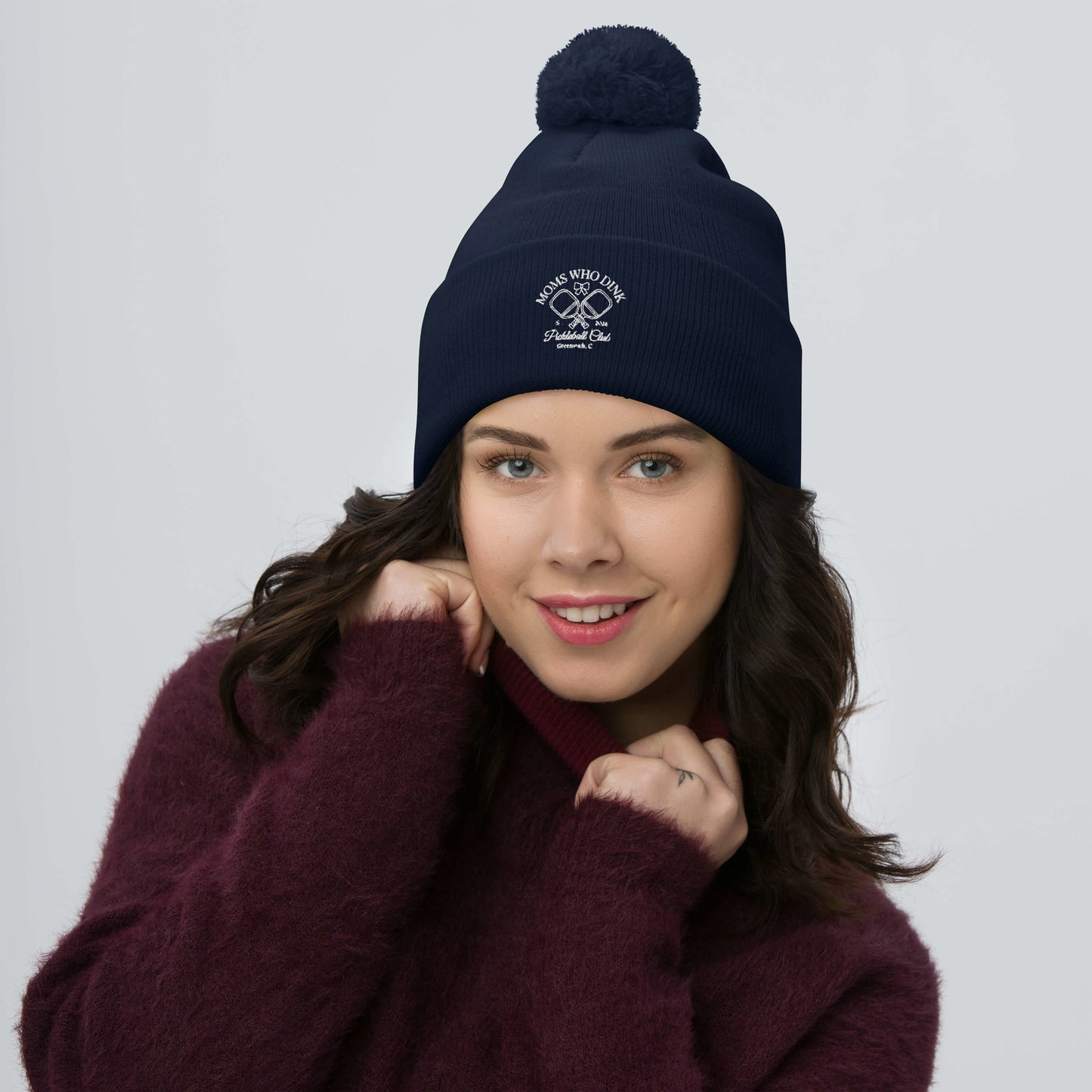 Pickleball Pom-Pom Beanie