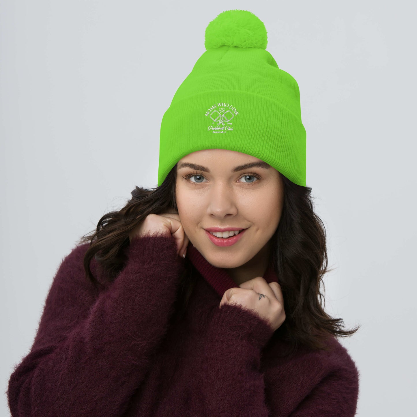 Pickleball Pom-Pom Beanie