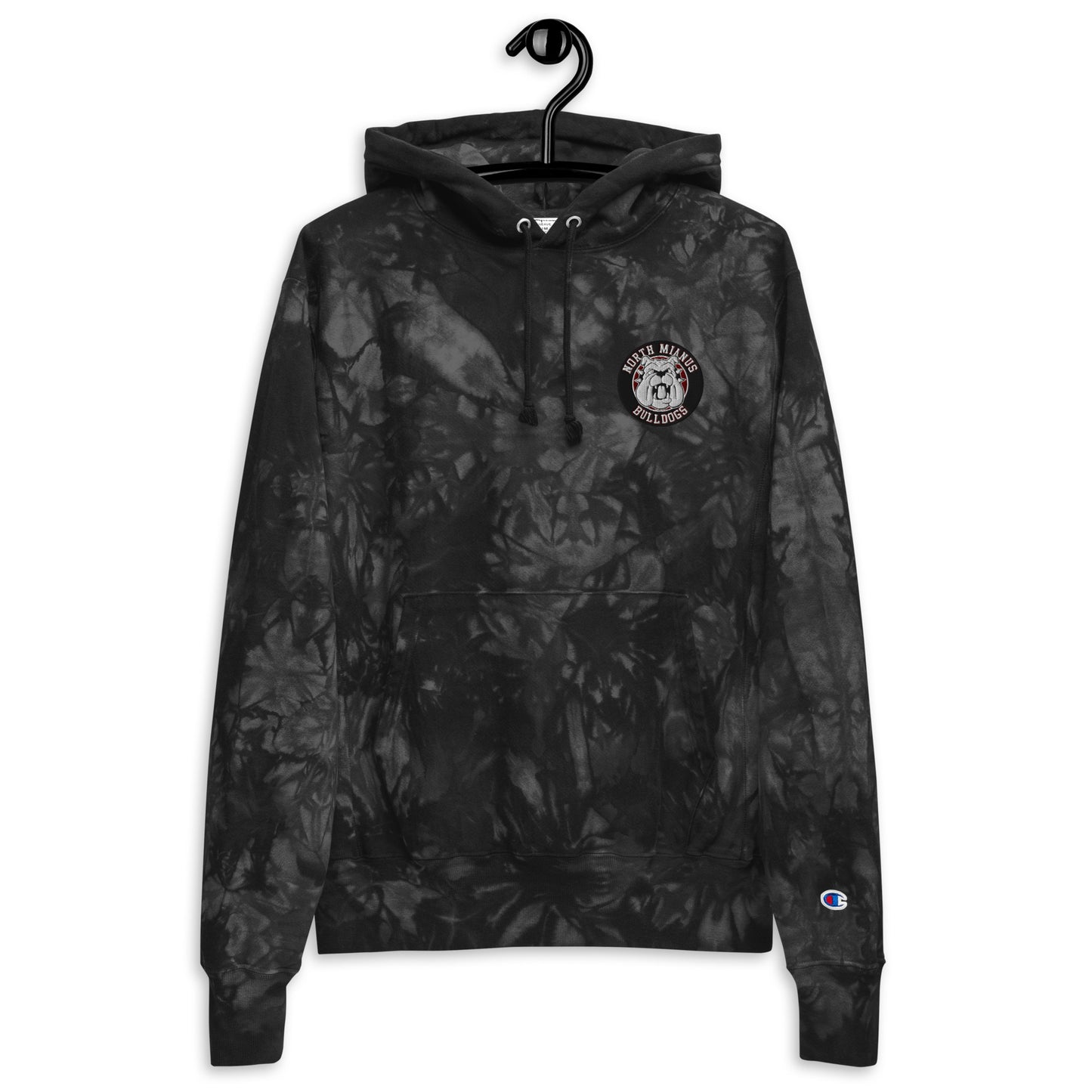 Bulldogs Unisex Champion tie-dye hoodie