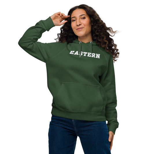 Easter Middle School Hunter Green Unisex eco raglan hoodie