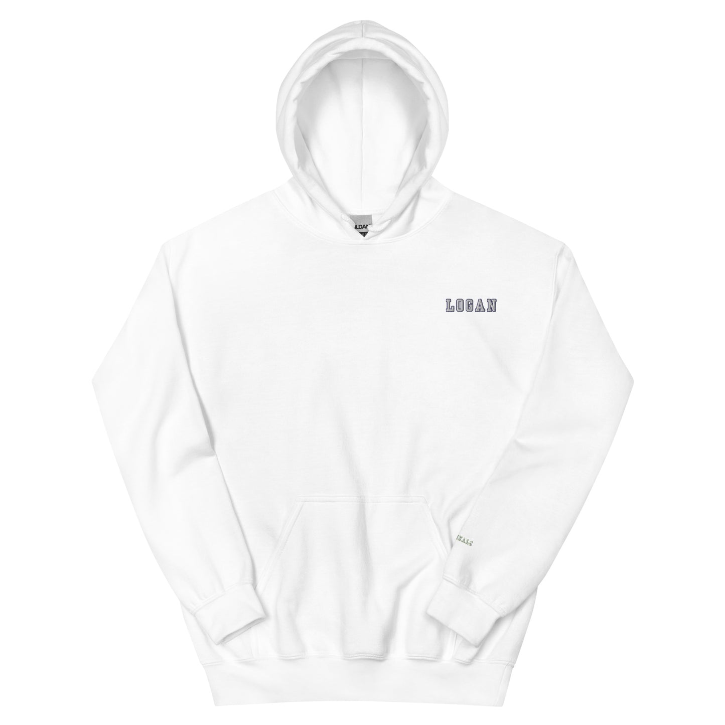Custom Embroidered Unisex Hoodie Adult Sizes